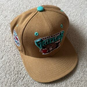Vancouver Grizzlies Brown and Teal Cap